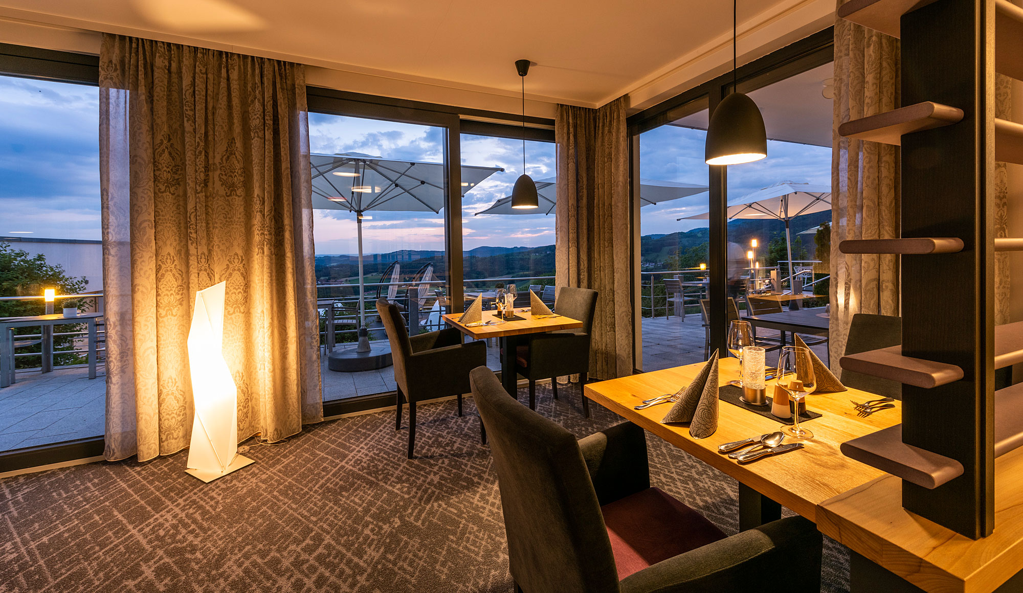 Design Restaurant im Wellnesshotel Bayern mit Bar